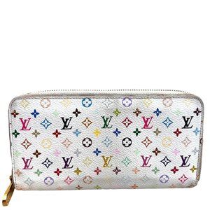 Authentic Louis Vuitton Wallet Long Zippy Monogram Multicolore Used LV Vintage